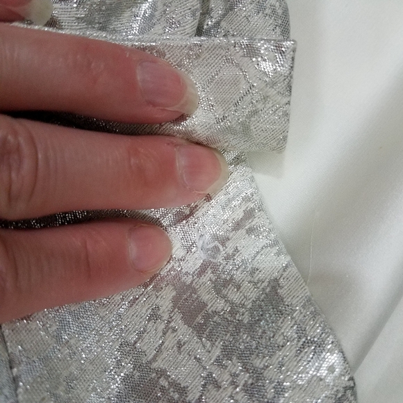 Erin Fetherston Silver Bow Back Dress 2 - Picture 15 of 16